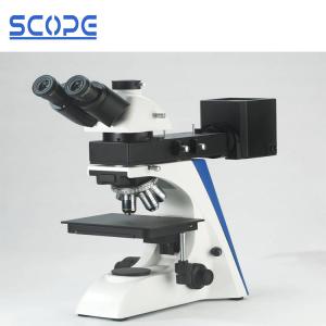 China 100X Dry Objective Trinocular Metallurgical Microscope Upright Transmitting Reflecting wholesale