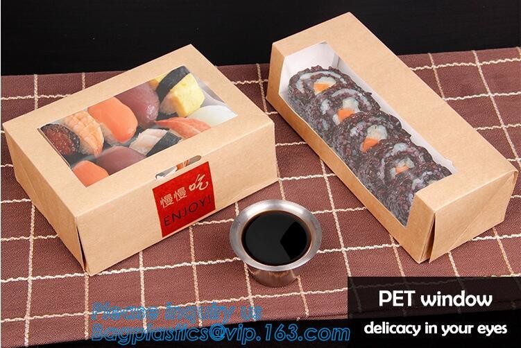 kraft paper sandwich box with window ,triangle sandwich box for packaging,Cardboard Box With Clear Window Burger Sandwic