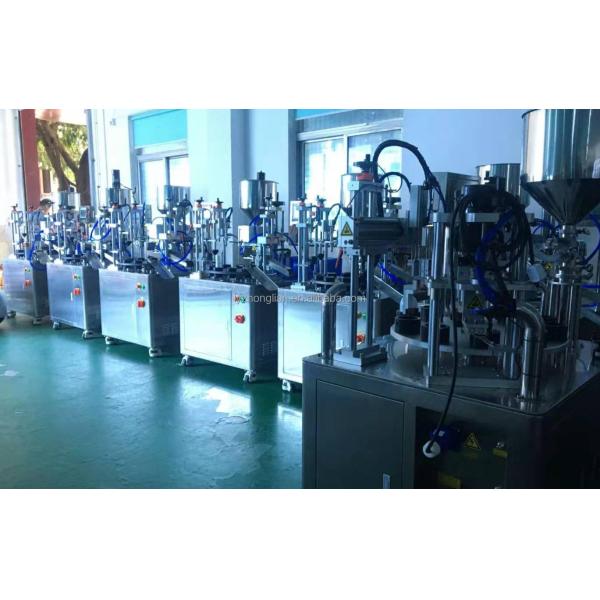 Electric Driven Semi Automatic Soft Tube Filling and Sealing Machine for Toothpaste