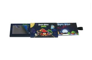 China Video In Folder Slide Lcd Business Cards , 2.4 Inch Lcd Video Brochure Card 128M Memory wholesale