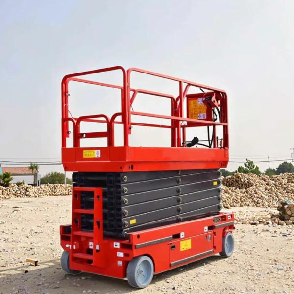 Used Movable Hydraulic Lifting Platform 8m-16m Portable Scissor Lift Platform 3.3 KW