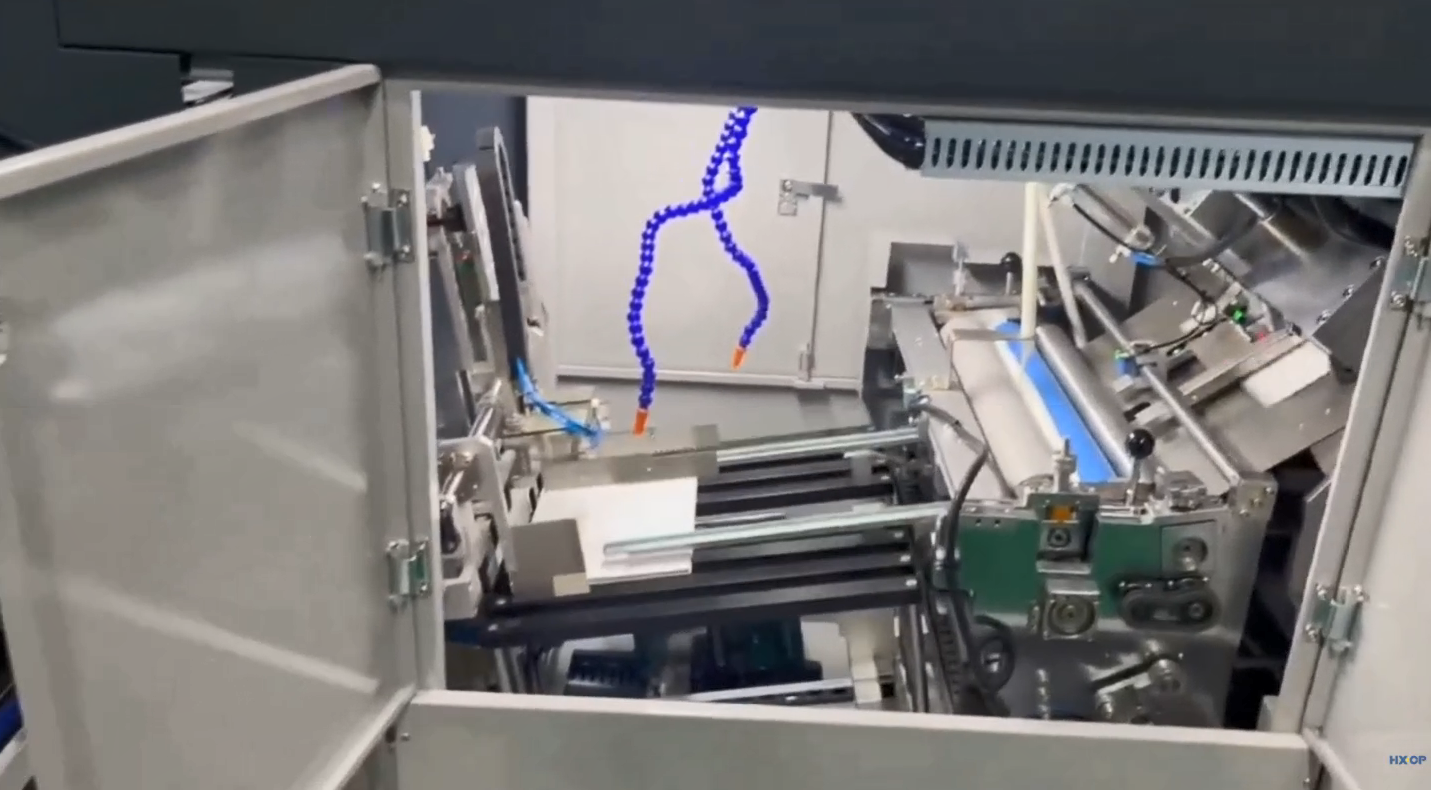 HX3000B Automatic Board Book Block Binding Machine Code Scanning Automatic