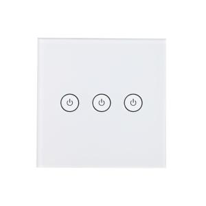 China TUYA WIFI Remote Control Switch Crystal Tempered Glass And ABS Plastic Material on sale