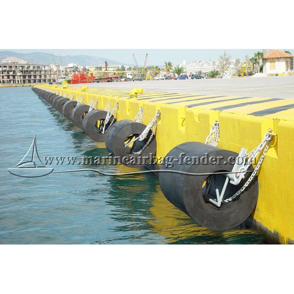 Ship Launching Marine Rubber Fender Black With All Accessories
