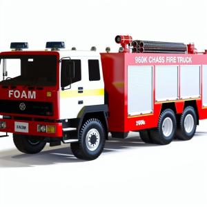 China ISUZU Foam Fire Truck 9400Kg Chassis 2000kg Foam Capacity wholesale