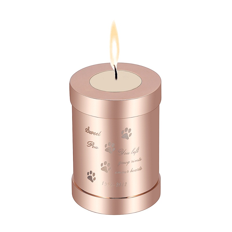 75*54mm Stainless Steel Cylinder Cremation Jewelry Urn Multicolor Keepsake Ashes Locket