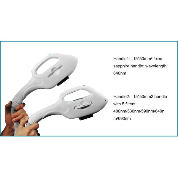 Female Hair Removal SHR IPL Device With Humanized Bending Conector