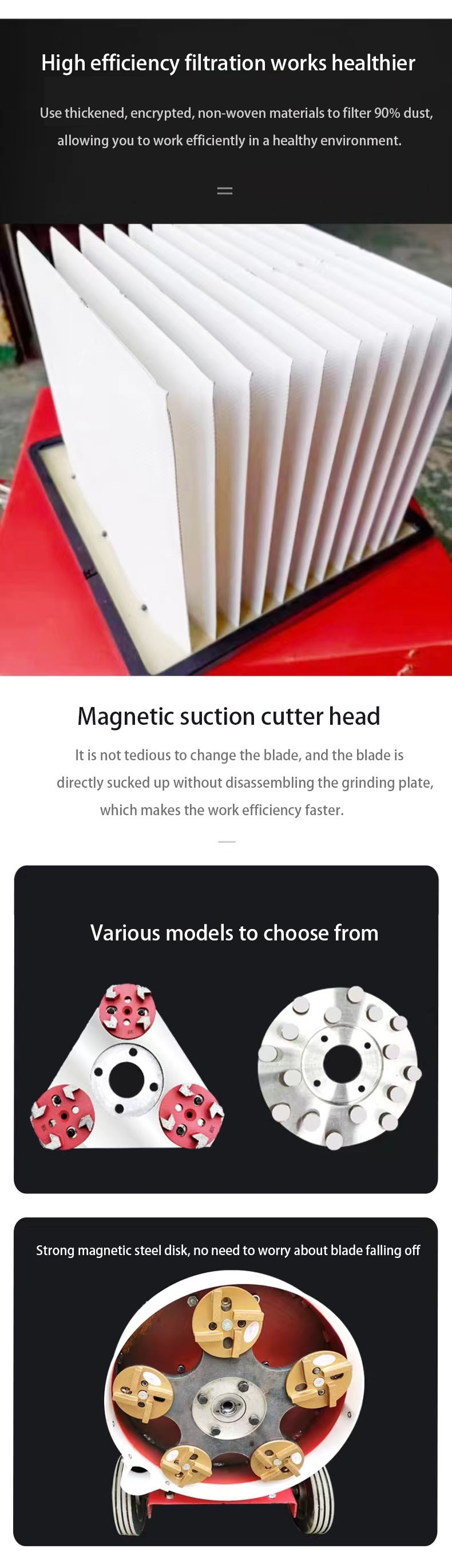 High Speed Floor Polishing Machine Stainless Steel Polishing