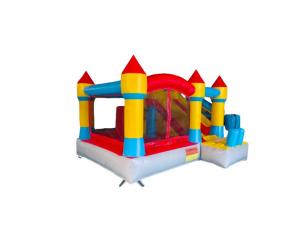 China Party Inflatable Combo House Children Outdoor Inflatable Jumping Castle With Dry Slide wholesale