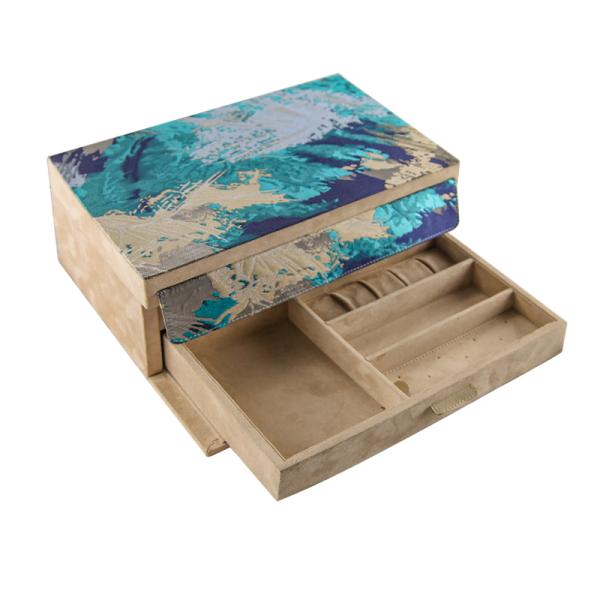 MDF Wood Jewellery Travel Organiser Personalized Travel Jewelry Case