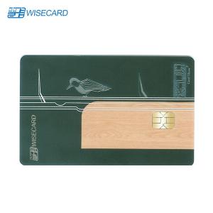 China CR80 Metal Smart Card With Chip For Time Attendance wholesale