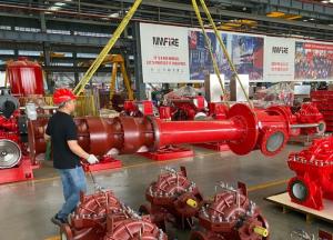 Centrifugal Electric Motor Driven Fire Pump Sets With Vertial Turbine Pumps For Fire Use