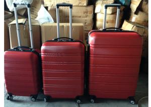 Customized ABS Trolley Luggage , 3 Pcs Luggage Travel Set Bag Abs Trolley Suitcase