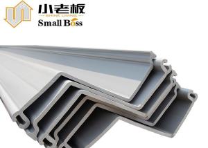 China Extrusion Vinyl PVC Sheet Pile Uvioresistant Customized Z Type Cut Off wholesale