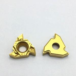 1 Pitch Cvd Coated Inserts , Tungsten Carbide Threading Inserts