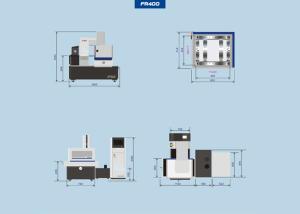 Electrical Spark Micro Edm Machine , Wire Erosion Small Wire Edm Machine