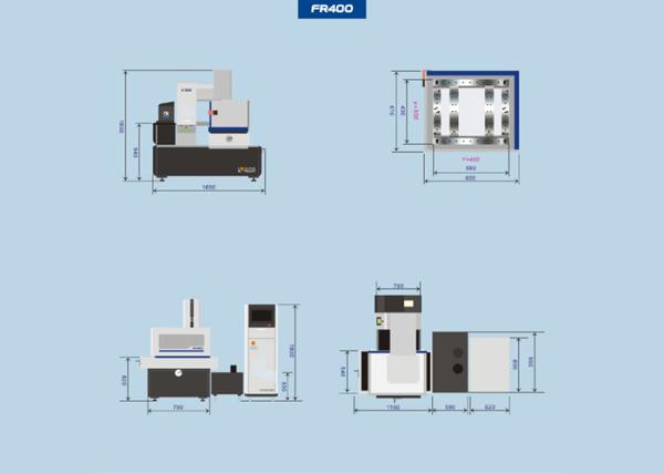 Quality Electrical Spark Micro Edm Machine , Wire Erosion Small Wire Edm Machine for sale