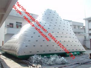 China Inflatable water iceberg floating water climbing inflatable iceberg water toy wholesale