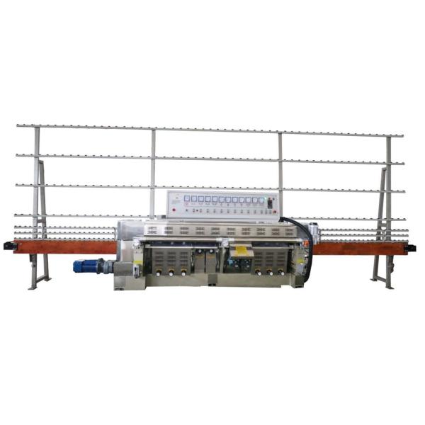 Glass Straight Line Edging Machine Polishing Machine 10 Spindle