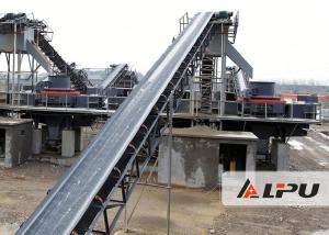 China Big Conveying Capacity Material Handling Conveyors For Construction , 1200mm Belt Width on sale