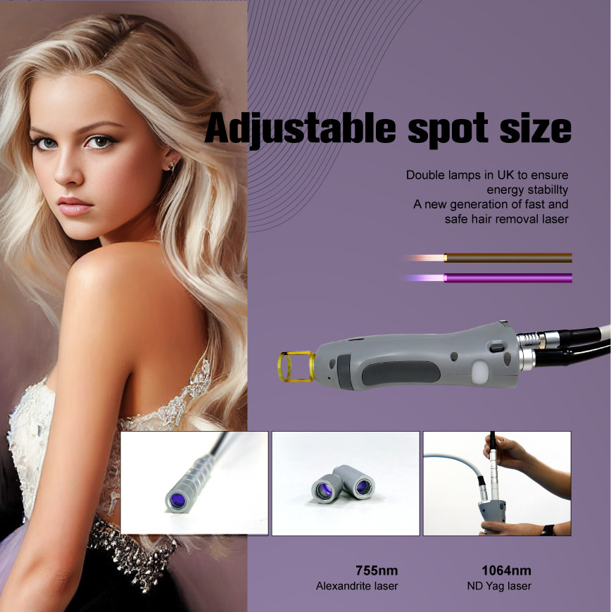 Nd Yag Candle Alexandrite Laser Machine Hair Removal With Mdsap