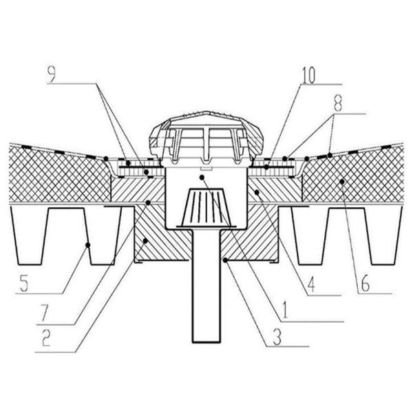 316 Stainless Steel Power Plant Accessories Siphon Rainwater Bucket Side Drain Round Mouth