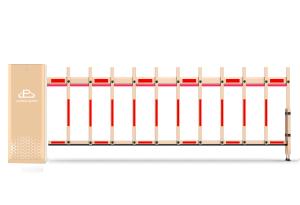 Zento 24V DC Car Park Boom Barrier Gate for Property Management with Four Operation Control Modes