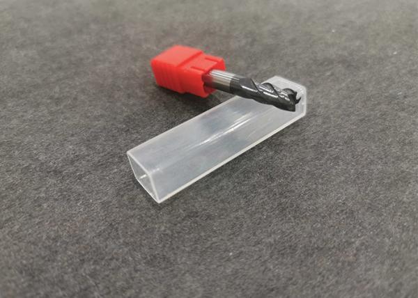 Quality Black Solid Carbide Materials 6mm End Mill Cutter , Durable Long Shank End Mills for sale