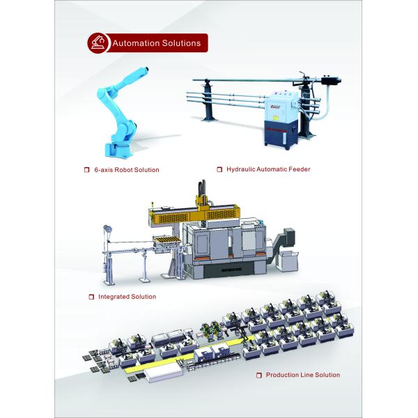 Hydraulic Servo Cnc Bar Feeder 18mm 26mm 34mm 42mm Storage Pipe Diameter