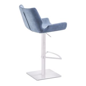 China Square Steel Base Gas Lift 57x50x109cm High Stools Chair wholesale