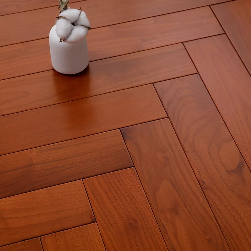 Modern Design Style Hardwood Fishbone Timber Flooring Plank with Engineered Oak Wood