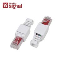 PC Unshielded CAT6 Toolless RJ45 Plug Without Fixed Ring ZC-688Y-C6 for sale