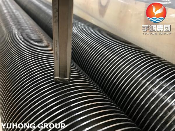 Quality ASME SA335 P9 Solid Fin Tube for Waste Heat Recovery Steam Boiler for sale