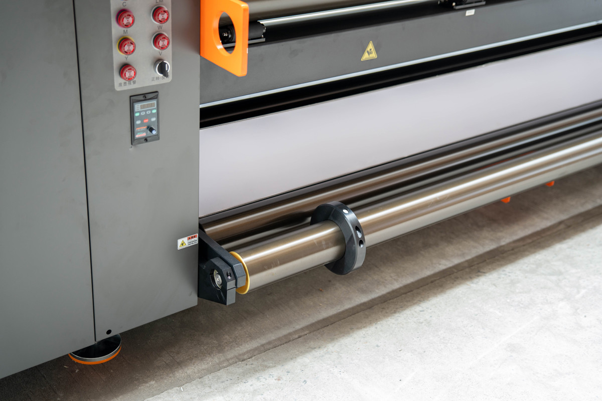 Flag Printer With Built In Straight Through Fixing Box For 380V Input