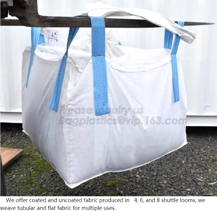customizable PP u-panel baffle big bag /coated white woven PP jumbo bag/ventilated 4 panel baffle bag/all colors availab