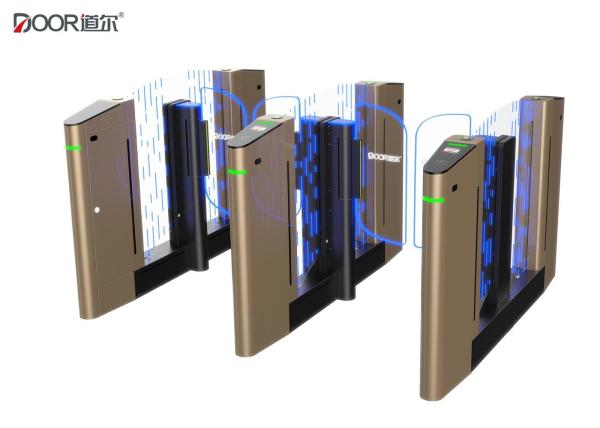 Quality Multiple color option speed gate with servo motor sine wave control technology for sale
