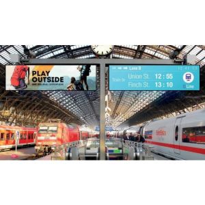 China Media Player Digital Signage Stretched Bar LCD Shelf Edge Display on sale