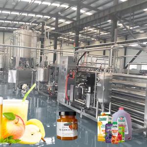 China SUS 304 / 316L Apple Juice Processing Line Turnkey Processing Line 10 - 100T/D wholesale