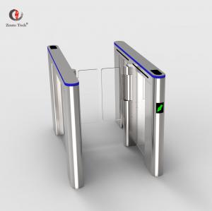 China 304 Stainless Steel Automatic Turnstile Flap Barrier Gate Entrance Bidirectional wholesale