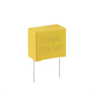 China Anti Interference Metallised Polyester Capacitor Box Type 22uF 100V LS27.5mm wholesale