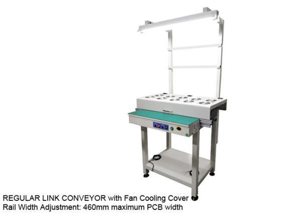 Quality Fan Cooling SMT Conveyor Modular Design 460mm Adjustable Rail Width for sale