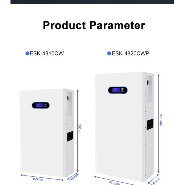 Lifepo4 5kw Home Energy Storage Battery Lithium Iron Phosphate Battery 48V 100ah