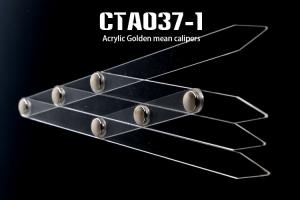China OEM Acrylic Golden Mean Calipers , Fibonacci Gauge , Golden Ratio Design Tool wholesale