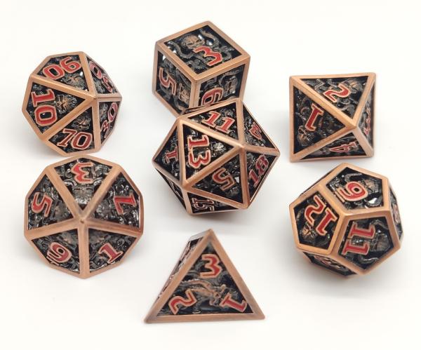 Quality Handmade Antiwear Resin Polyhedral Dice Portable For Shadowrun for sale