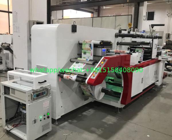 Full Rotary Semi Intermittent Die Cutting Machine With Slitting 1 Color Print