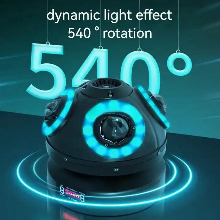 Outdoor LED Moving Head Lights with Disc Ball Party Birthday Function DMX Disco Lights