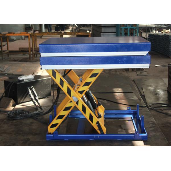 1300x850mm Warehouse Stationary Lift Table With Tilt Cargo Lifting