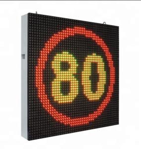 China Exhibition Hall Doppler Radar Speed Sensor LED Display with Graphics Function wholesale