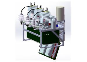 China 1200A 17.5kV Pole Mounted Metering Unit JLSZXW8-17.5 3VT wholesale