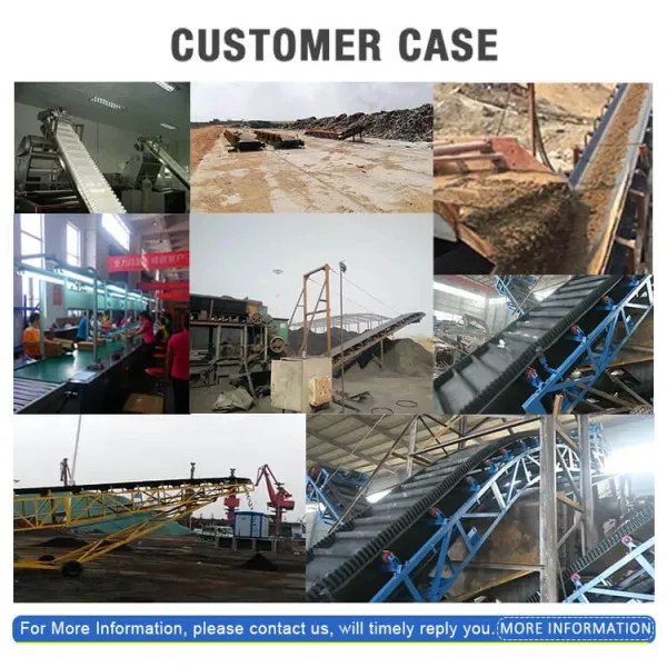 Small Corn Fixed Belt Conveyor 500mm Mini Rubber Conveyor Belt
